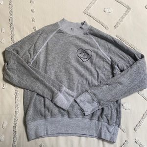 Cropped Mockneck Sweatshirt